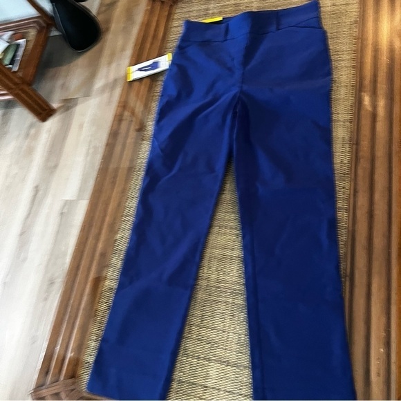 Pants Women’s Blue casual tummy control mid rise small - Picture 8 of 13